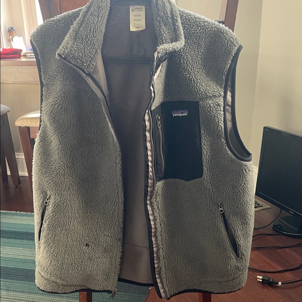 Patagonia Gray Fleece Vest